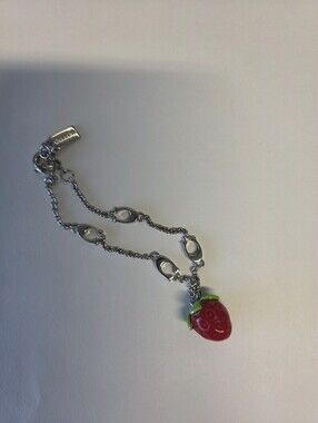 Coach Silver Strawberry Bracelet